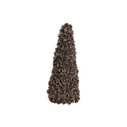 Cosy @ Home Cone Silver Pine Flowers Naturel D13xh30 Cm Bois 