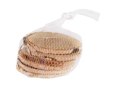 Boomschijfjes Set6 Natuur D8xh,8cm Hout 