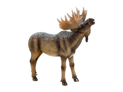 Eland Snow Bruin 29,7x18,6xh33cm Resin 