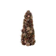 Copper Cone Glitter Cones Cuivre D19xh43 Cm Bois 