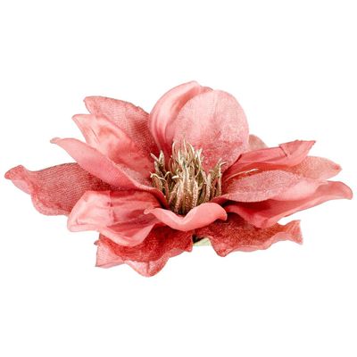 Clip Magnolia Vieux Rose 15x15xh6cm Plas Tic  Cosy @ Home