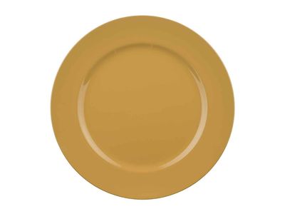 Bord Glossy Zand D33xh2cm Rond Kunststo F