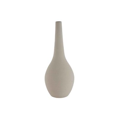 Vase Sable Matt Finish Beige 15x15xh39cm  Rond Gres  Cosy @ Home