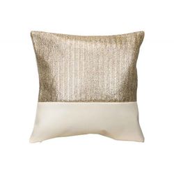 Cosy @ Home Kussen Soweto Champagne 40x40xh10cm Plas Tiek 