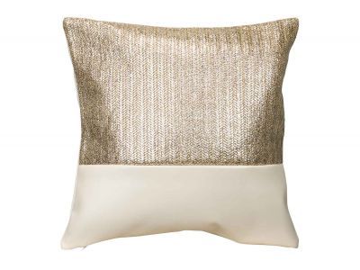 Kussen Soweto Champagne 40x40xh10cm Plas Tiek