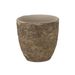 Cosy @ Home Bloempot Rough Creme 20x20xh20cm Rond Co Nisch Aardewerk