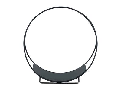 Rek Woodblocks Zwart 70x29xh71cm Metaal 