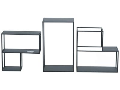 Rek Mat  Zwart 107x19xh55cm Metaal 