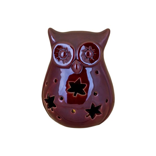 Uil Lustre Light  Incl 1 Button Bat Bordeaux 8,7x7xh9cm Ker 2xlr44 