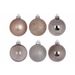 Kerstbal Set48 Mix Champagne D6cm Kunsts Tof 