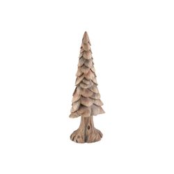 Kerstboom Bruin 19x14,8xh51cm Resin  