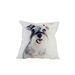 Kussen Dog Grijs 40x40xh10cm Polyester  