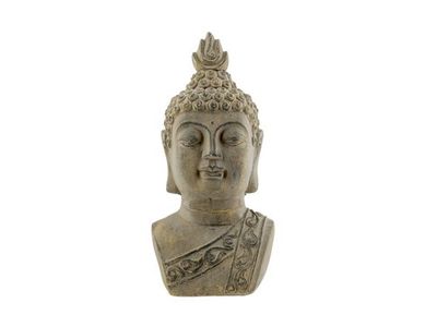 Hoofd Buddha Zand 13x10,5xh28cm Langwerp Ig Cement