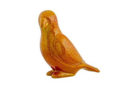 Papegaai Cockatoo Reactive Orange Glazin G Roestxh23cm Aardewerk