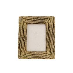 Cosy @ Home Cadre Photo Rattan Brun 22x2xh25,5cm Rec Tangle Ciment 