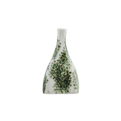 Vase Green Reactive Glazing Small Blanc 12x6,5xh22cm Autre Gres  Cosy @ Home