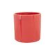 Cosy @ Home Bloempot Rood 13x13xh13cm Cilindrisch Aa Rdewerk