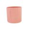 Bloempot Roze 13x13xh13cm Cilindrisch Aa Rdewerk 