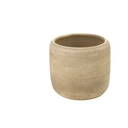 Cosy @ Home Cachepot Groves Sable 16x16xh14cm Gres  