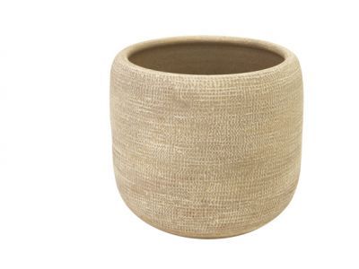 Bloempot Groves Zand 18x18xh16cm Cilindr Isch Aardewerk