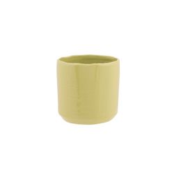 Cosy @ Home Cachepot Vert Olive 13x13xh12,5cm Cylind Rique Gres 