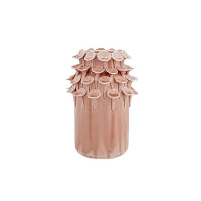 Vase Petals Terracotta 11,1x11,1xh17,5cm  Rond Ceramique  Cosy @ Home