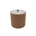 Cosy @ Home Doos Bruin 11,8x11,8xh12cm Rond Hout 