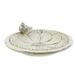 Schaaltje Bird - Feeder Creme 20x20xh9cm  Rond Cement 