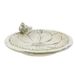 Schaaltje Bird - Feeder Creme 20x20xh9cm  Rond Cement 