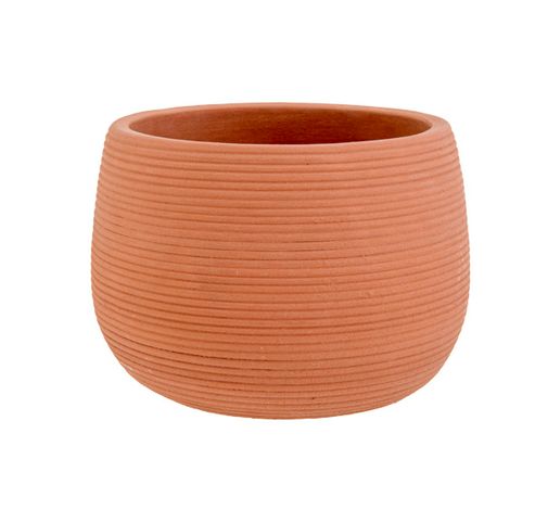 Cachepot Terracotta 17x17xh12cm Rond Cer Amique  Cosy @ Home