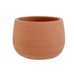 Cosy @ Home Cachepot Terracotta 17x17xh12cm Rond Cer Amique 