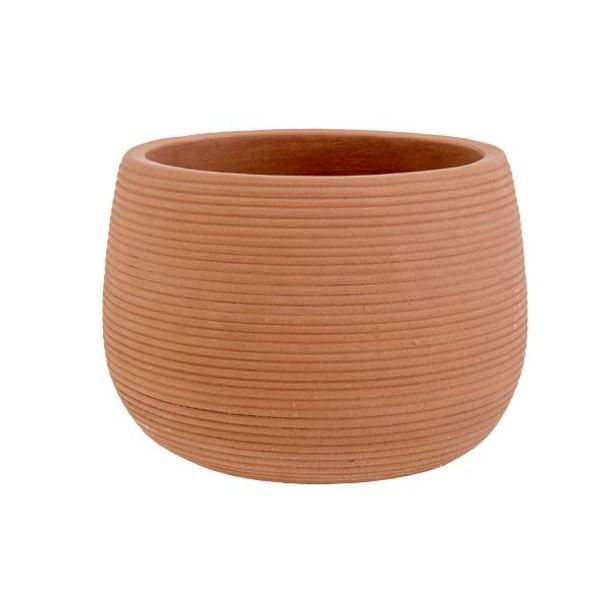 Cachepot Terracotta 17x17xh12cm Rond Ker Amiek 