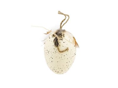 PAASEI SPECKLE HANGER NATUUR D10CM