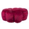 Kussen Flower Bordeaux 60x60xh20cm Polye Ster 