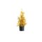 Kerstboom 15 Led Lights Glitter Goud 13x 13xh33cm Kunststof Excl 3 Aaa Batt 