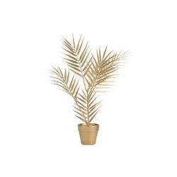 Sierplant In Pot Bamboo Leaf Goud 11x11xh48cm Kunststof 