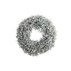 Krans Buxus Glitter Zilver 30x30xh7cm Ku Nststof 