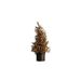 Kerstboom 15 Led Lights Glitter Koper 13 X13xh33cm Kunststof 