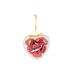 Kerstbal Set8 Heart Mix Rood D5cm Kunsts Tof 