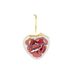 Kerstbal Set8 Heart Mix Rood D5cm Kunsts Tof 