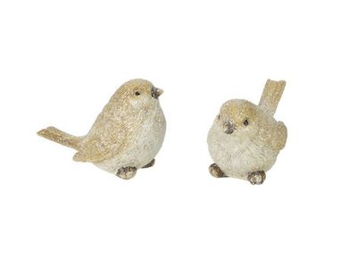 Vogel Zand 10,5x6xh7,5cm Langwerpig Poly Resin