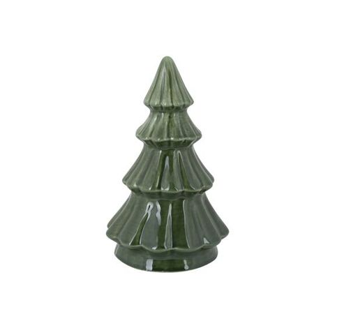 Arbre De Noël Vert Mousse 10,5x10,5xh16, 1cm Rond Ceramique  Cosy @ Home