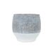 Cosy @ Home Bloempot Grey Wash Bruin 12x12xh11cm Ron D Aardewerk