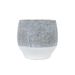 Cosy @ Home Bloempot Grey Wash Bruin 12x12xh11cm Ron D Aardewerk