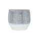 Cosy @ Home Bloempot Grey Wash Bruin 18x18xh16cm Ron D Aardewerk