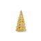 Lamp Kerstboom Incl. 3xlr44 Batt Goud 9x 9xh15cm Glas 