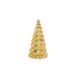 Lamp Kerstboom Incl. 3xlr44 Batt Goud 10 X10xh23cm Glas 