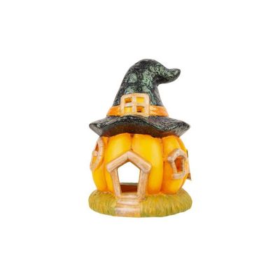 Chapeau Pumpkin House Orange 13x13xh18cm  Allonge Ceramique  Cosy @ Home