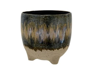 Bloempot Colormix Glazing Blauw 10,5x10,5x12cm Rond Aardewerk