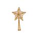 Kerstboompiek Star Glitter Koper 12x4xh2 8cm Kunststof 